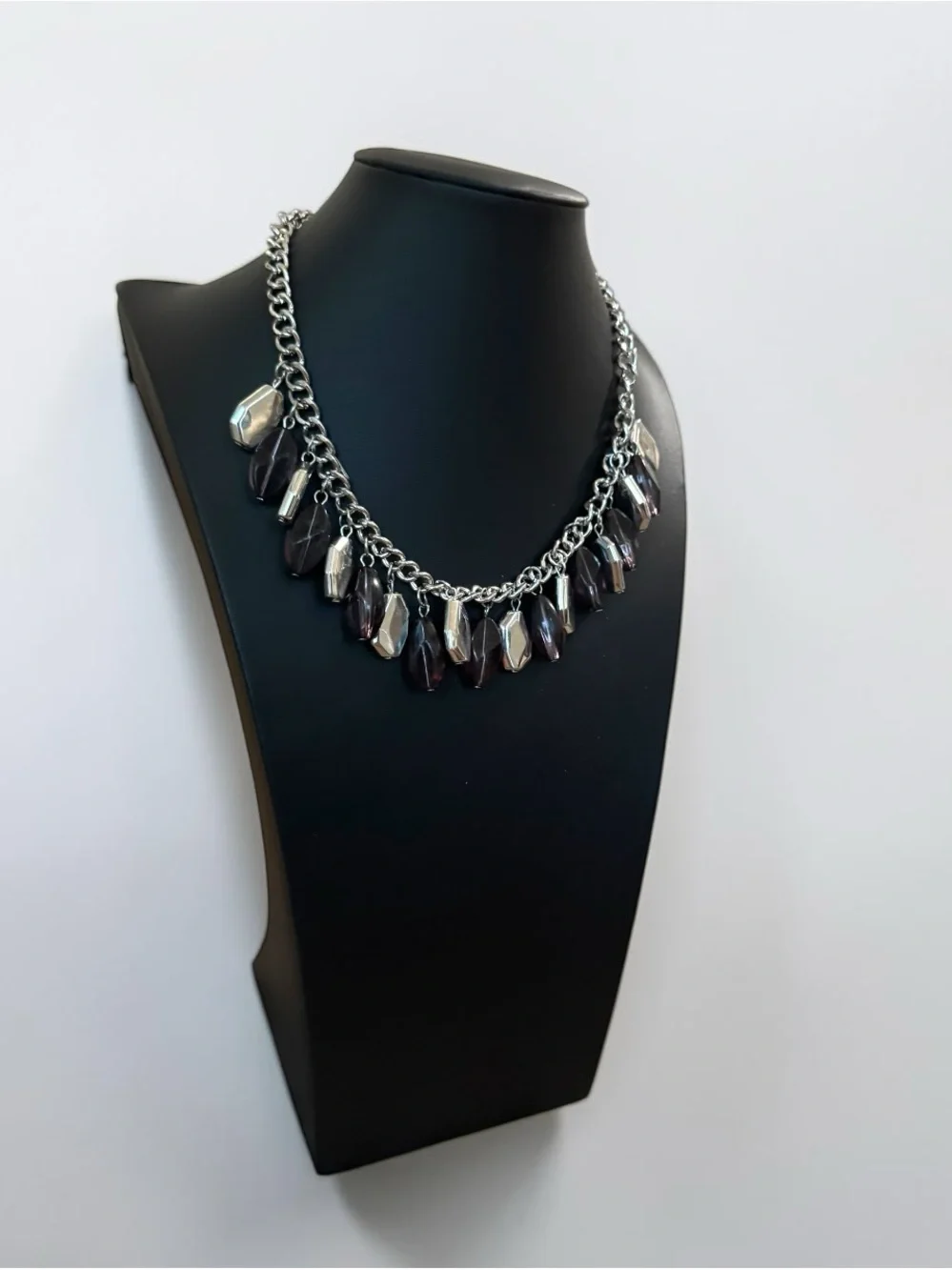 Lot Of 4 ChunkyCrystal boho bib $ pendent necklaces